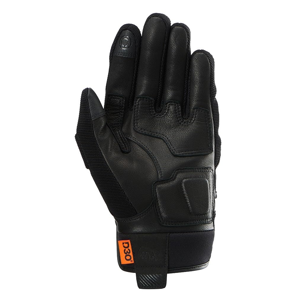 Furygan Jet D3O EVO - Guantes Moto Hombre Verano Homologados CE - Palma de Cuero