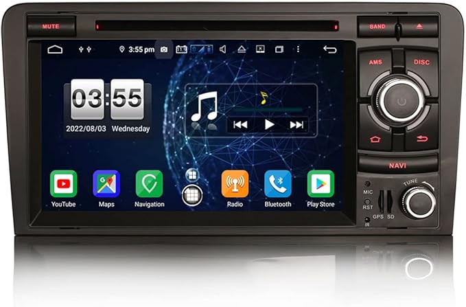 Autoradio GPS Erisin Pour Audi A6/S6/RS6/Allroad – Android 14, 4G, Carplay