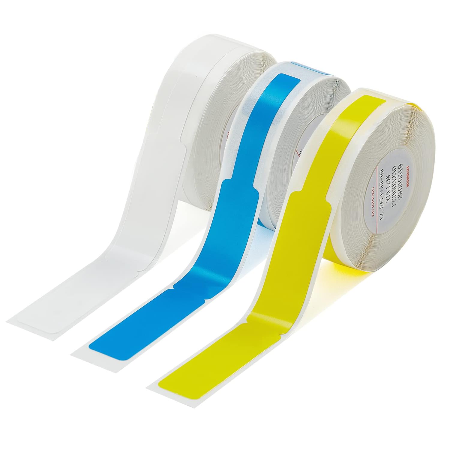 MAKINGTEC Cable Label Paper, Labels Maker Tape, Self-Adhesive Sticker, Compatible for D11 D110 D101 Printer, Label Print Paper Label Maker, Name File Folder, Food Cosmetic Office Home Kitchen