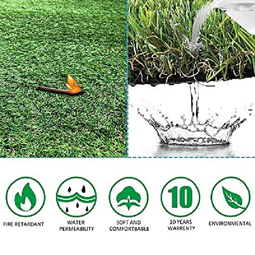 Image of BOMBAY DREAMS 35 mm Skin Friendly Green Grass | Artificial Lawn Turf | High Density Premium Grass | Indoor & Outdoor UseCarpet Mat | Washable | Artificial Grass Carpet Mat (Size- 5 x 12 feet)