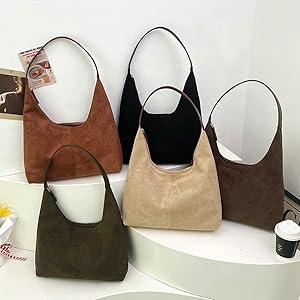 BAIGIO Borse a tracolla in pelle scamosciata piccola borsa