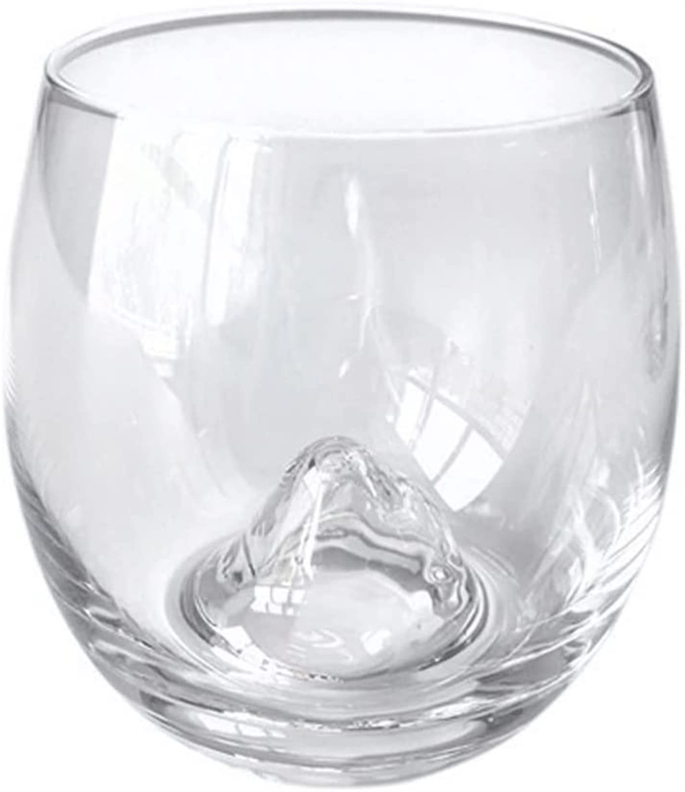 YNIYUJKL Travel Coffee Mug Simple And Creative Glass Water Cup Household Colorful Iceberg Egg Cup Big Belly Whisky Cup Milk Juice Cup Housewarming