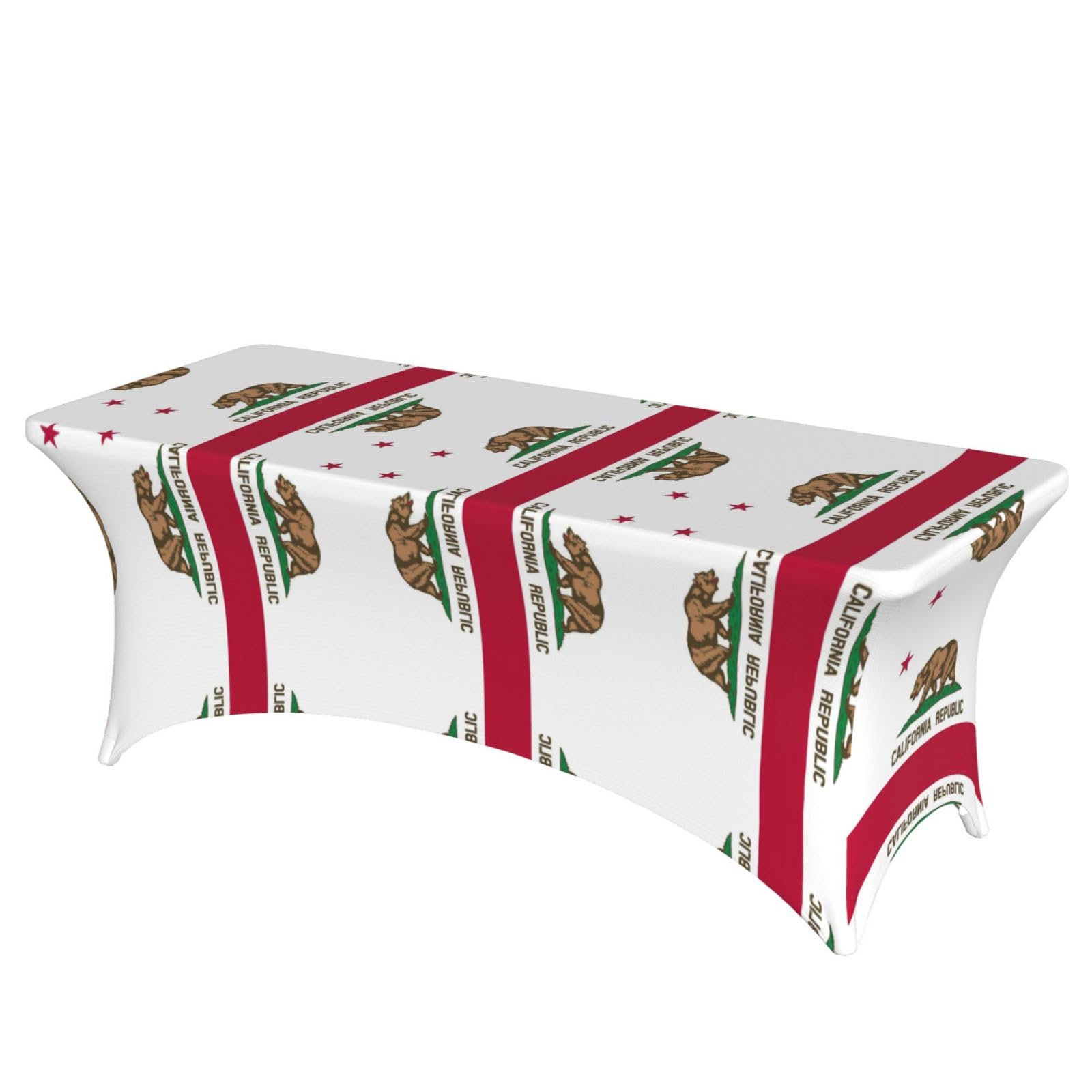 Housse table elasthanne rectangulaire Californie EdWal 1,8m haute qualite