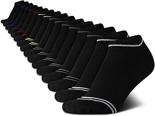 K-Swiss Boy's Athletic Socks - Lightweight Low Cut Ankle Socks (16 Pack)