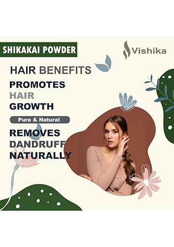 Miniatura 4 de Shikakai Powder for Hair Limpiador natural para cabellos luxiriosos y suaves, 3.53 oz (paquete de 1)