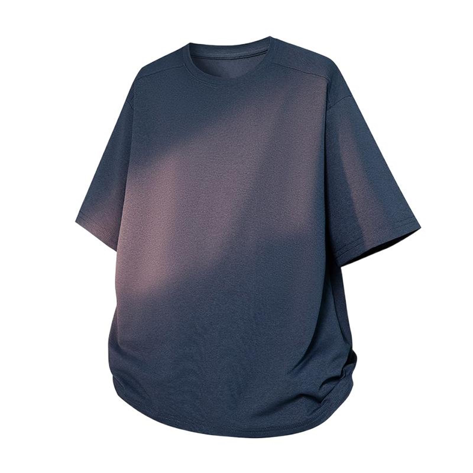 Herren T-Shirt Sommer Locker Atmungsaktiv Dünn Kurzarm Oberteil