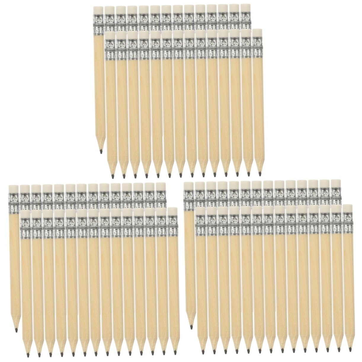 SHINEOFI 3 Juegos Mini Lápiz Corto Lapices Dibujo Lapices De Dibujo Pencil Case Lápices De A Granel Lápices De Escritura Lápiz Borrable De Escritura De Madera 100 Uds * 3