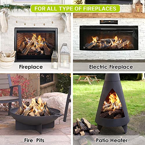 Bois décoratif résistant à la chaleur et empilable pour insert - 5