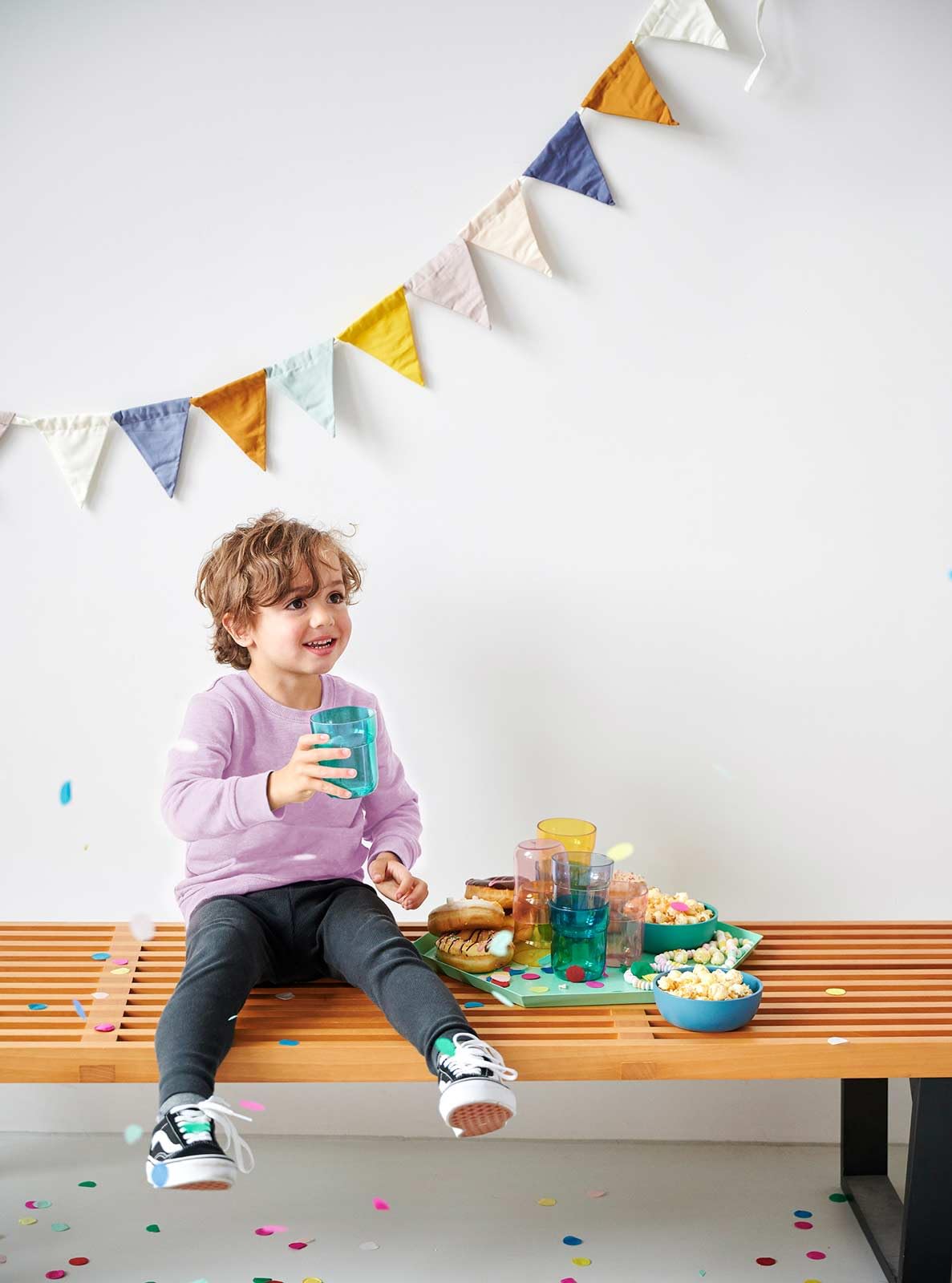 Mepal Mio Lot de 3 verres pour enfants à partir de 9 mois, passent au lave-vaisselle, 250 ml, motifs fleurs et papillons
