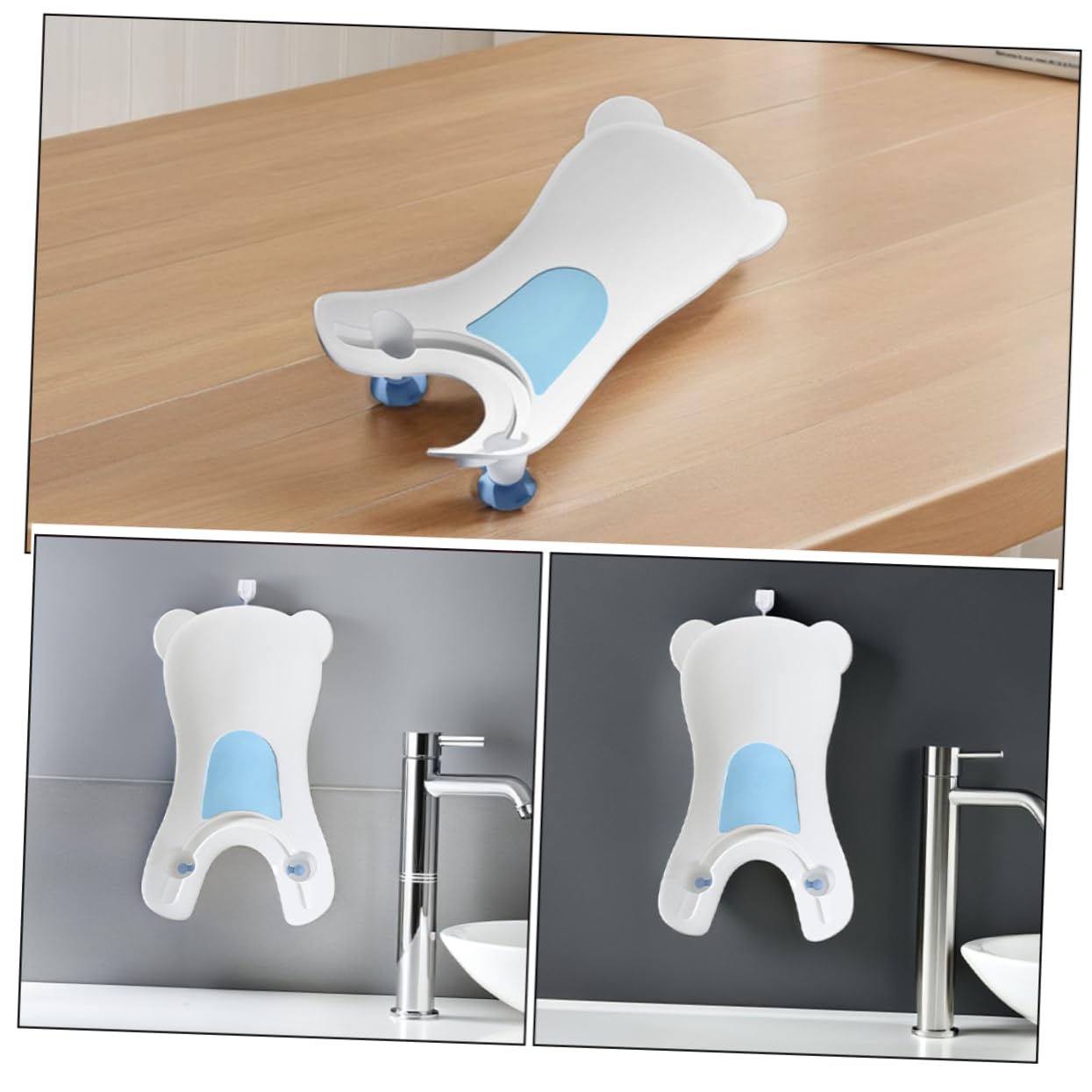 BESPORTBLE Butt Cleaning Tool Boy Girl Bathtub Seat Portable Boy Girl Wash Basin Newborn Bathing Basin Ergonomic Bath Support