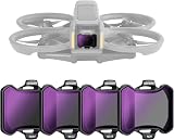 NEEWER Kit de Filtres ND Magnétiques & Accessoires Adaptateur Magnétique, Compatible avec Drone DJI Avata 2, Pack de 4 Filtres Densité Neutre ND8 ND16 ND32 ND64, Contour Ultra Fin et Verre Optique HD - 1