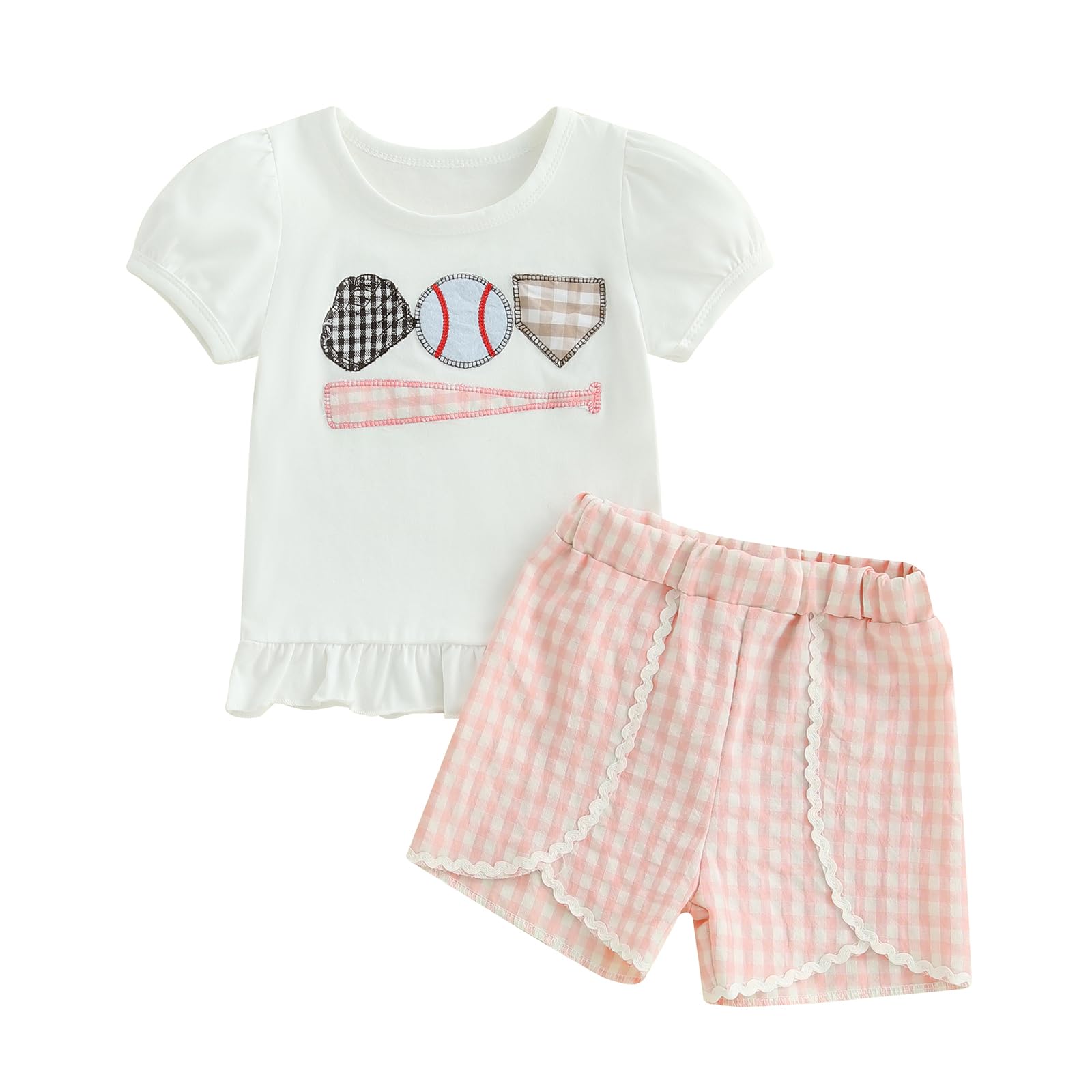 Toddler Baby Boy Girl Summer Clothes T-Shirt Top Shorts Infant Newborn Outfit