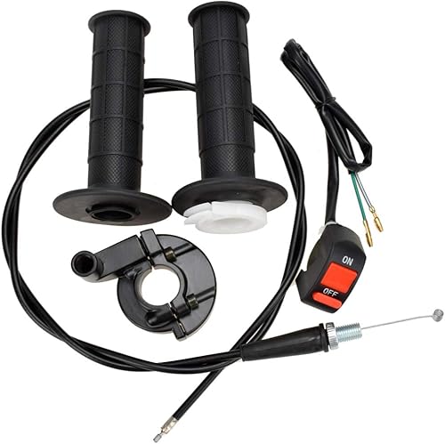 HIAORS Kit de mango de cable de acelerador giratorio de 7/8 pulgadas de 0.866 in para Predator 196cc 212cc 6.5hp Coleman CT200U CT200U-EX BT200X