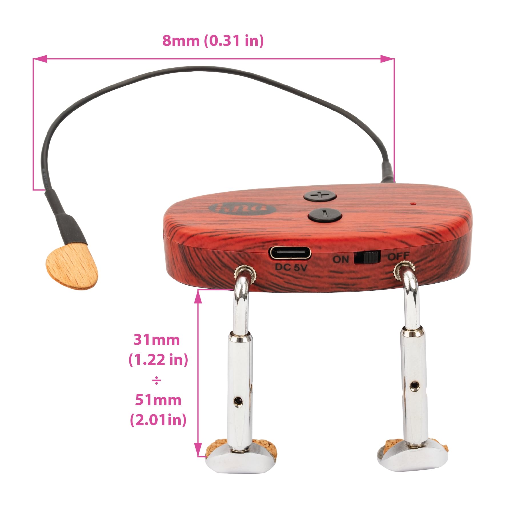 KNA VV-WI Wireless Tonabnehmer Violine Viola