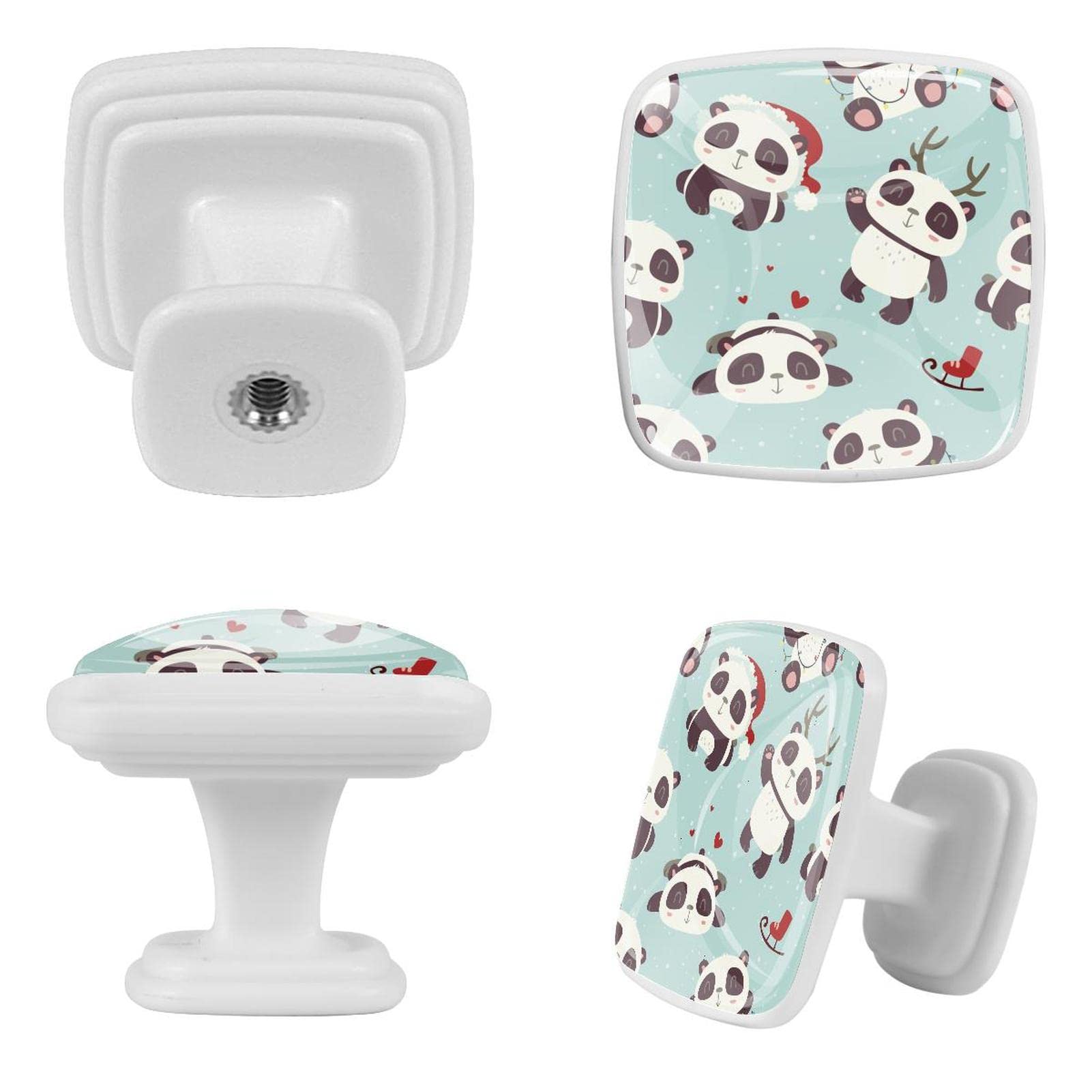 Rénovez vos meubles ternes grâce aux boutons de commode panda de Noël