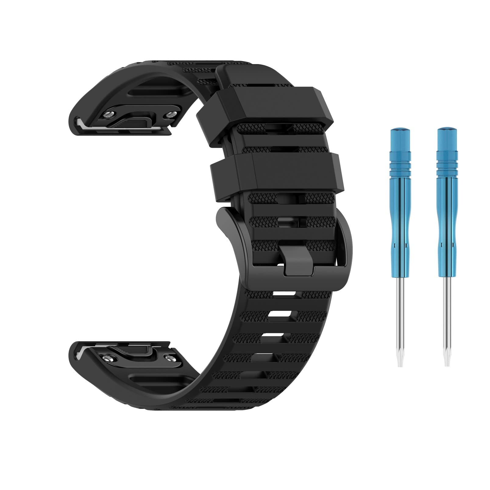 Waekethy 26mm Quick Fit Watch Band Compatible with Garmin Fenix 6X, Fenix 6X Pro, Fenix 7x, Fenix 5X, Fenix 5X Plus Silicone Replacement Band for Man and Women-image-25