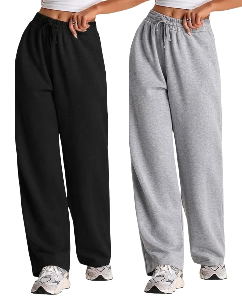 diaz Women’s Joggers – High Waist Jogger Pants for Women – Gym Wear, Workout & Fitness Pants – Track Pants for Women – Stylish Casual Wear Joggers for Girls & Ladies-Pack of 2-picture-3
