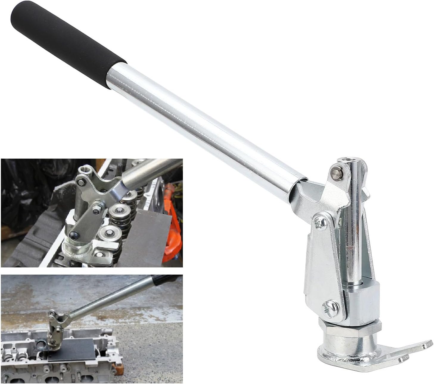 Tissting 66784 Stud Mount Engine Valve Spring Compressor Tool, Heavy Duty Anti Slip Valve Spring Removal Installer Tool for for All 3/8in 7/16Inch Rocker Studs Valve Springs and Retainers