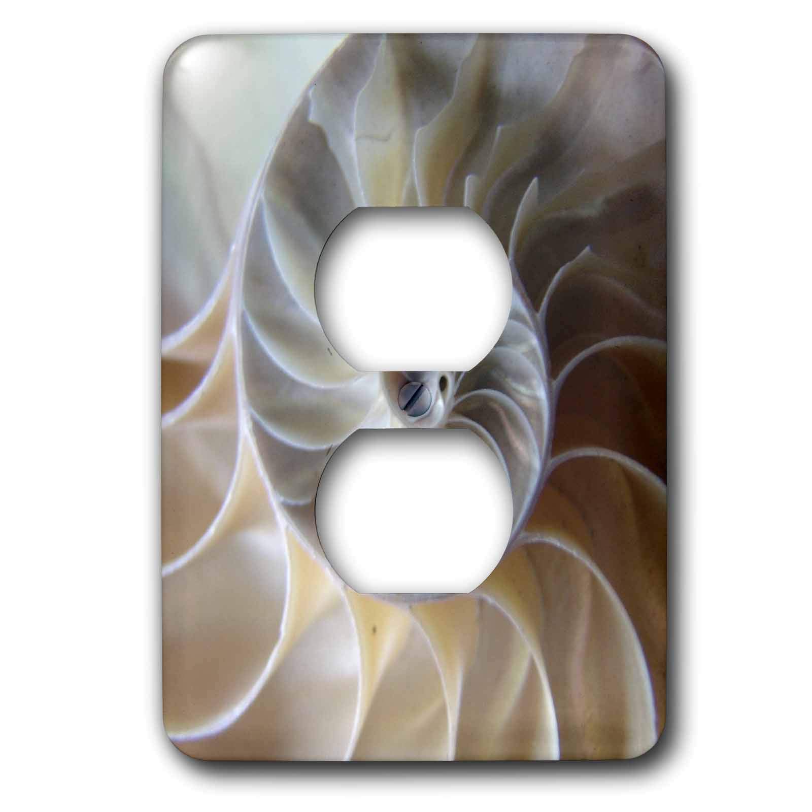 Plaque double prise Nautilus 3dRose LSP_7294_6 multicolore