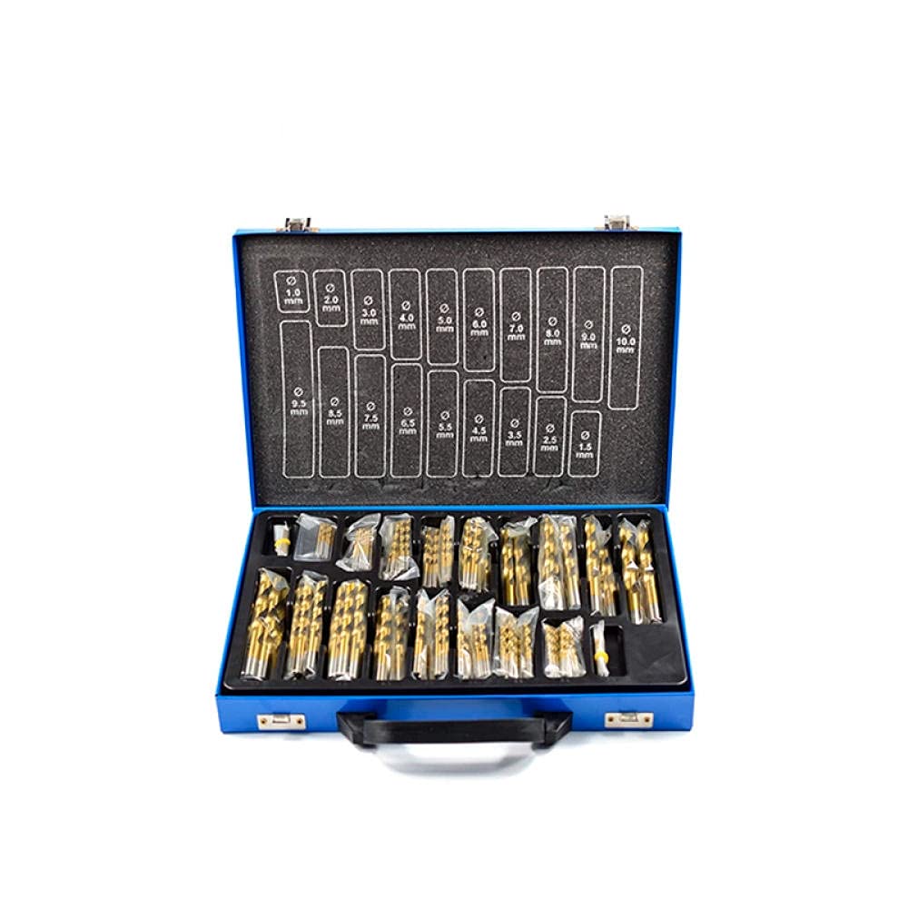 Set 99 Punte Trapano HSS In Titanio - Da 1 A 10mm Per Metallo, Legno E Plastica | Custodia Organizzata - Foto 4