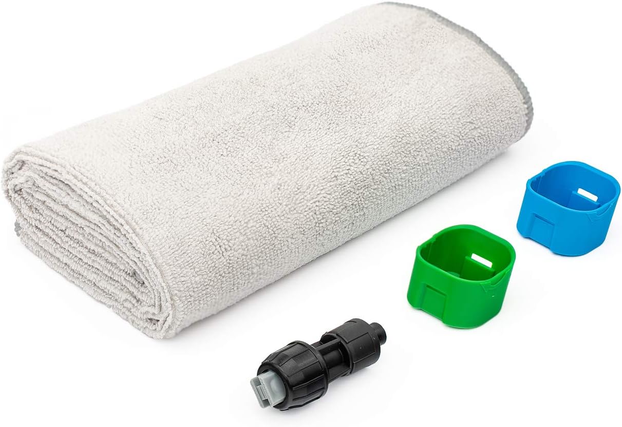 The Rag Company Goizper Group iK Sprayers - Foam Pro 2 + Multi Pro 2 Pump Sprayer Combo Kit with Premium Microfiber Towels Professional Auto Wash & Detailing, Dry/Wet Foam Spray
