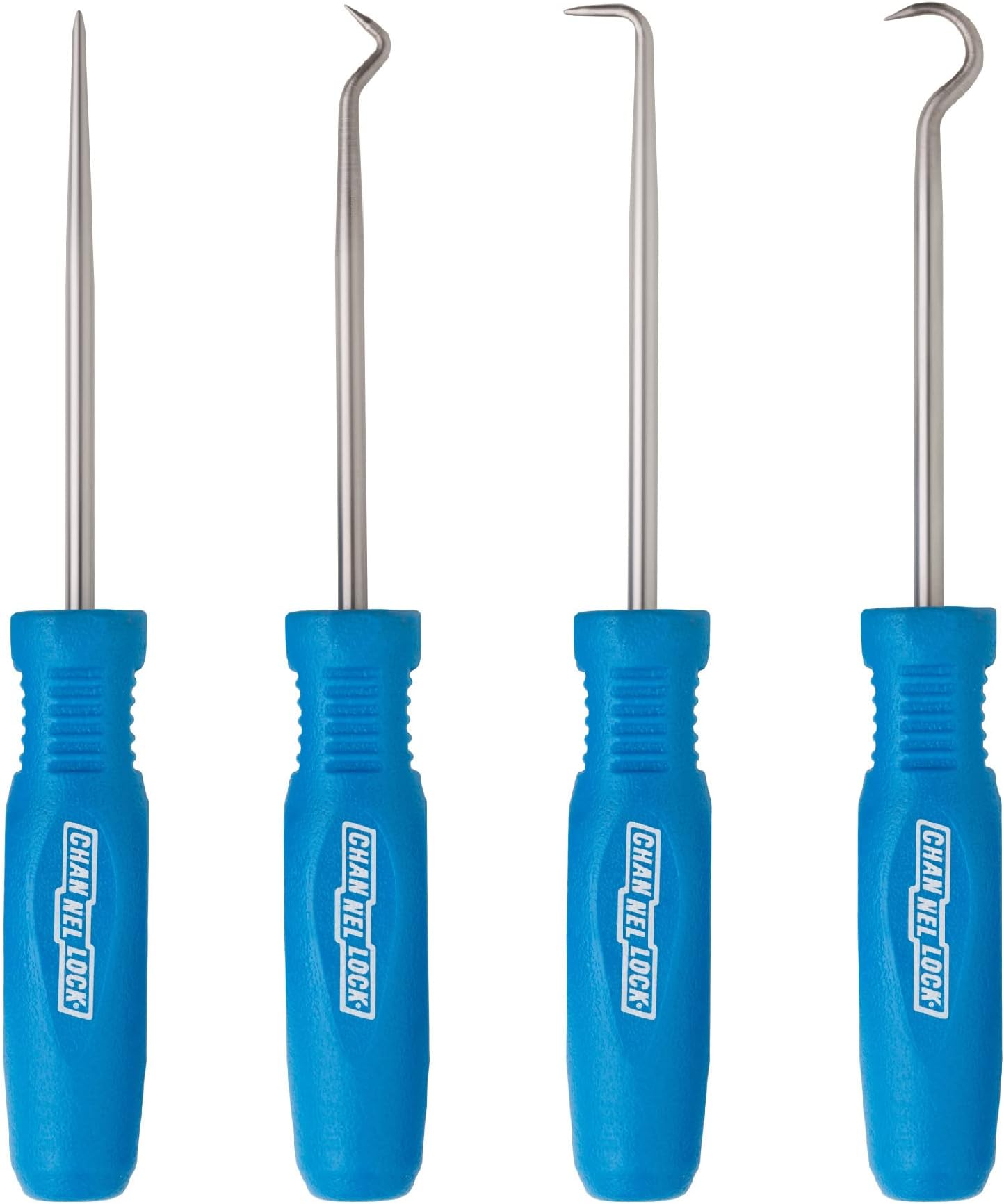 Channellock 4pc Hook & Pick Set HP-4A - Precision Mechanic Tool, Alloy Steel, Made in USA - Pack of 1
