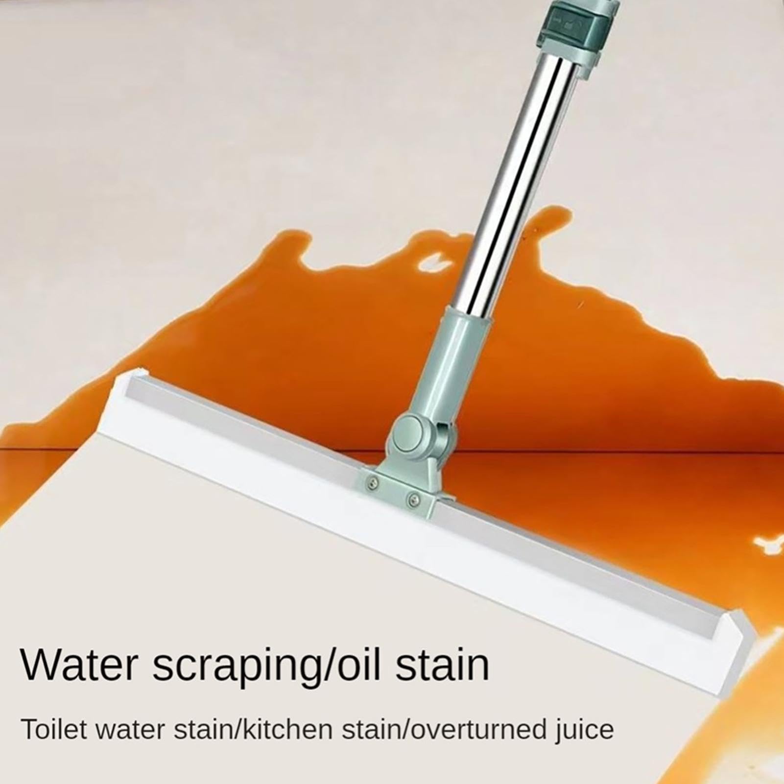 Magic Broom - Einziehbarer Besen | Bodenabzieher mit ausziehbarem Stiel | Multifunktionaler Silikonbesen | Silikon-Luftbesen für Zuhause | Gummibürste für Teppiche, Fliesen