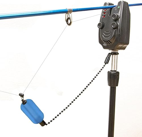 Miniatura 6 de Xuyuan Alarma de mordedura de pesca de carpa - Swingers de pesca de carpa acrílica - Alarma de alarma de mordida pequeña Alarma de aparejos de pesca