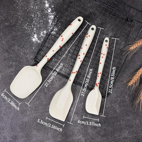 Lyveit GGD001 Baking Spatula Set 600°F Heat Resistant Spatula thumb #3