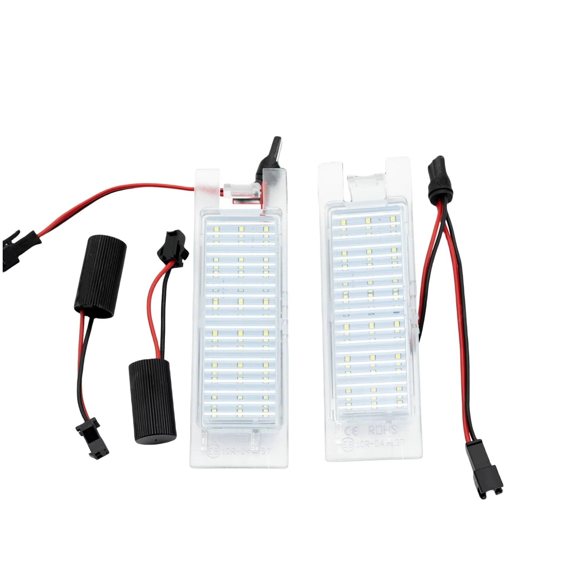 Luz de matrícula trasera para Vauxhall, Opel, Astra HJ, Corsa CD, Insignia, Meriva (2 unidades)