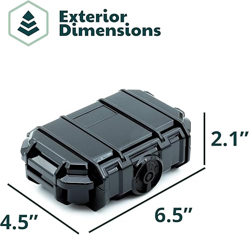Miniatura 5 de Evergreen Estuche de munición para micro pistola para almacenar balas de munición de 0.22 a 0.354 in, seguro para viajes, especificaciones de mil,