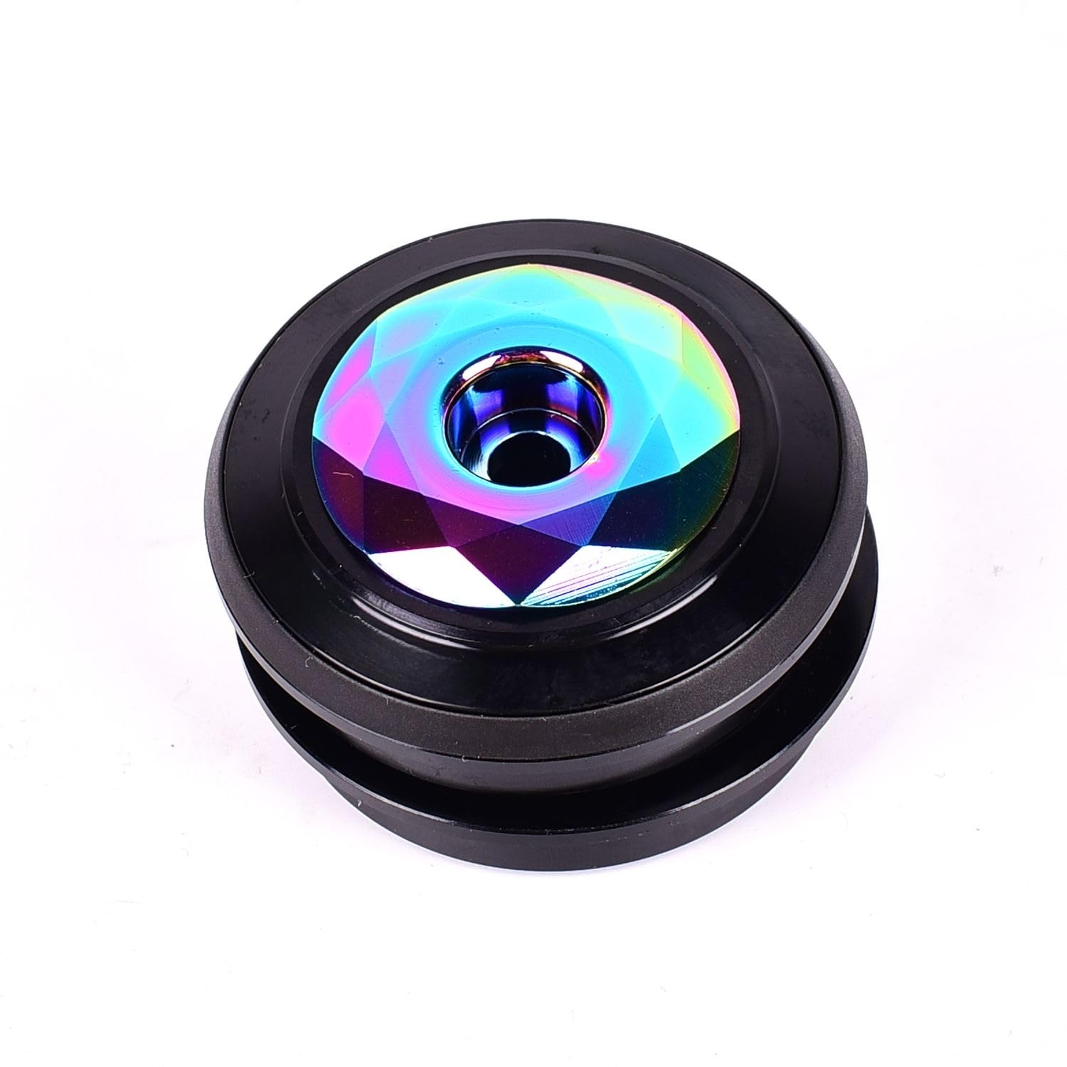 Mtb Bicycle Headset Top Cap Oil Slick Aluminum Mountian Bike Stem Top Cap Ultralight 28.6Mm 1 1/8