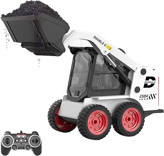 Mostop Remote Control Front Loader 1/14 Scale RC Skid Steer Loader Toy