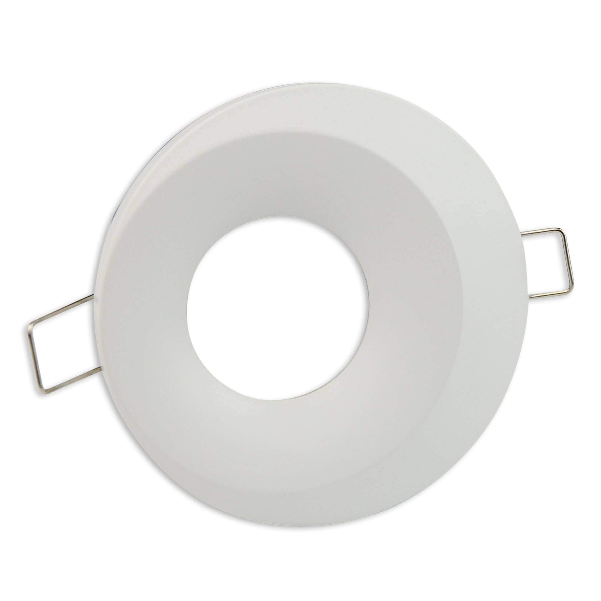 Juego de 6 focos LED empotrables, color blanco, redondo, 3 W, blanco cálido, 230 V, intensidad regulable y superplana, empotrable en óptica 3D, 70 mm, orificio perforado de 70 mm