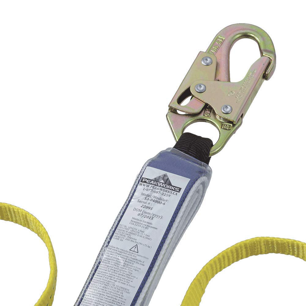 peakworks caída protección choque absorción de cordón serie (distintas opciones de tamaño y estilo)