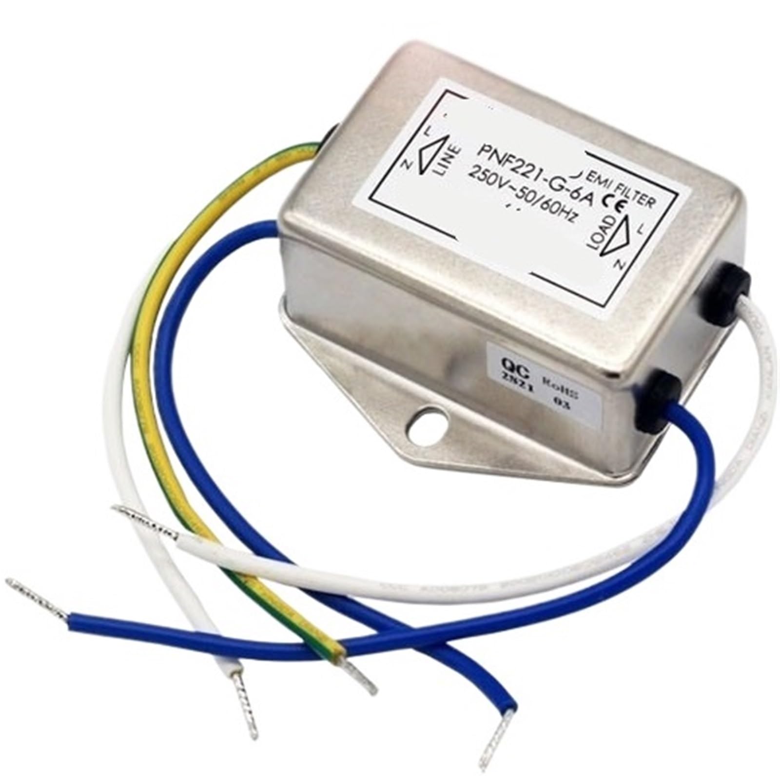 Netzfilter mit Kabel, 220 V, störungsfreier Stromreiniger [PNF221-G-3A/5A/6A/10A](PNF221-G-3A)