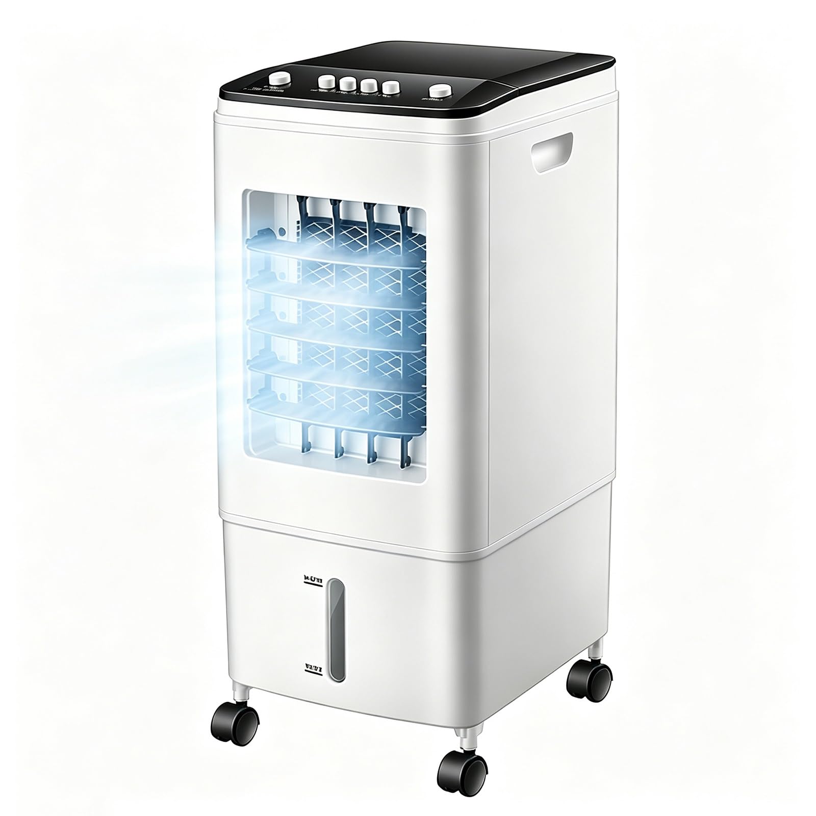Portable Mobile Swamp Cooler, Evaporative Air Cooler