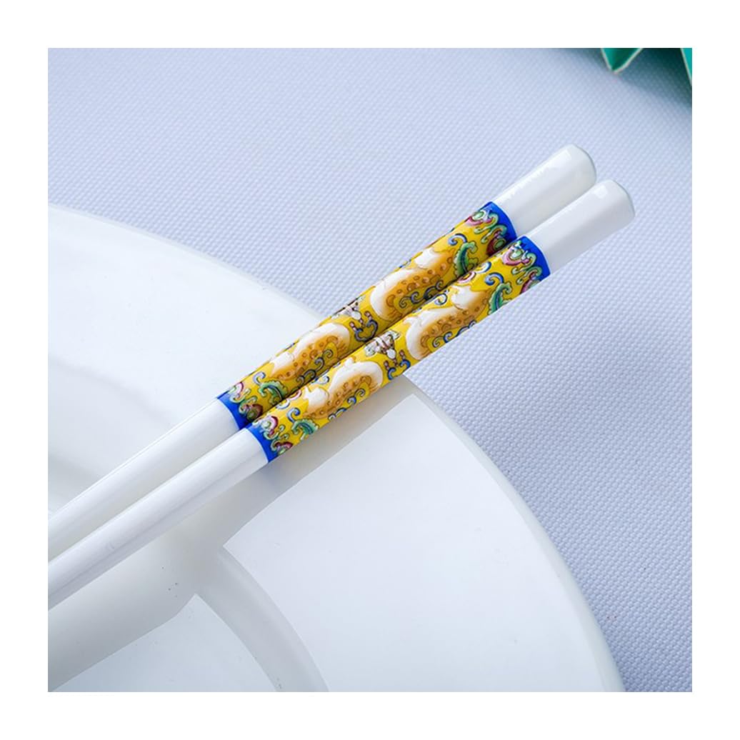 Baguettes en porcelaine chinoise réutilisables pour repas de sushis à la maison