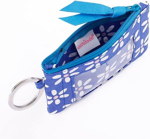 Miniatura 4 de dandodo Combo de estuche de identificación con cremallera y cordón para mujer (varios equipos disponibles), llavero, cartera de identificación con