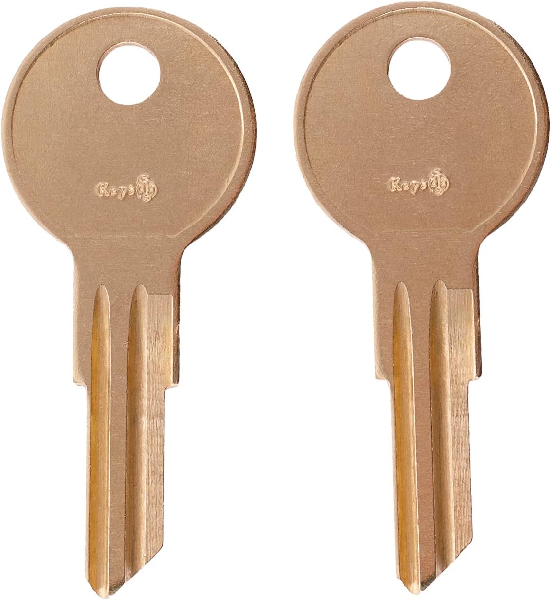 2 Pcs of Cut Keys Code CH503 RV Compartment Lock Truck Tool