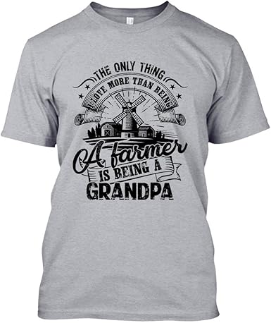 Farmer Grandpa T Shirt, Unisex Cotton 