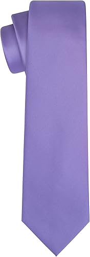 Vista 122 de KissTies Juego de corbatas de satén para hombre + pañuelo de bolsillo Rojo