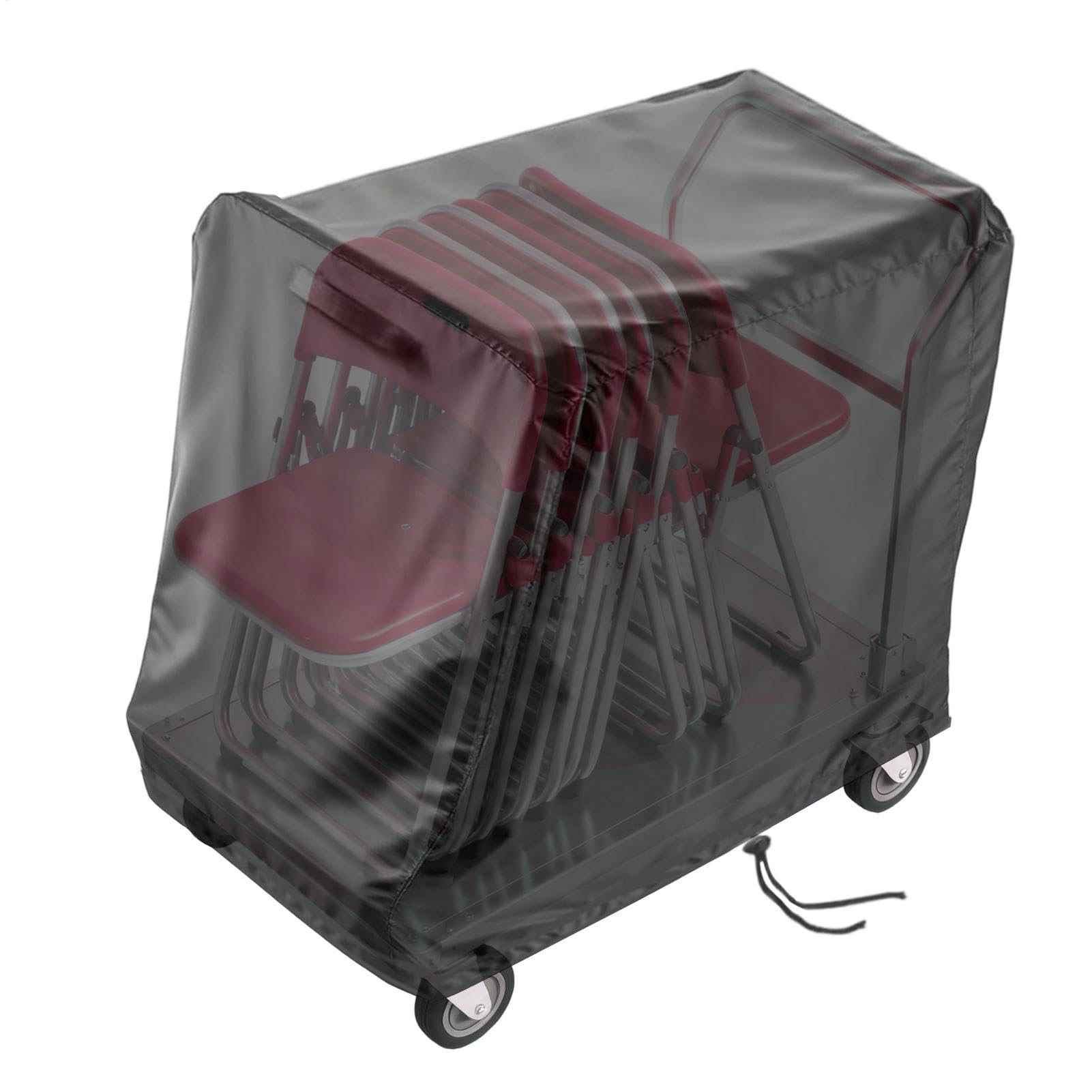 Housse de rangement imperméable et anti-poussière pour chaise pliante
