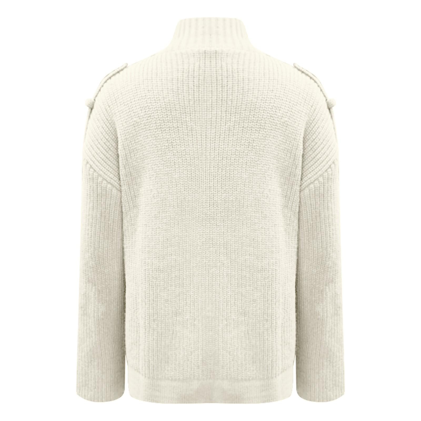 Generisch Cárdigan casual de manga larga para mujer, ropa de abrigo suave y transpirable, cárdigan fino y ligero, cárdigan de punto fino casual grueso, cálido, abrigo de punto suave