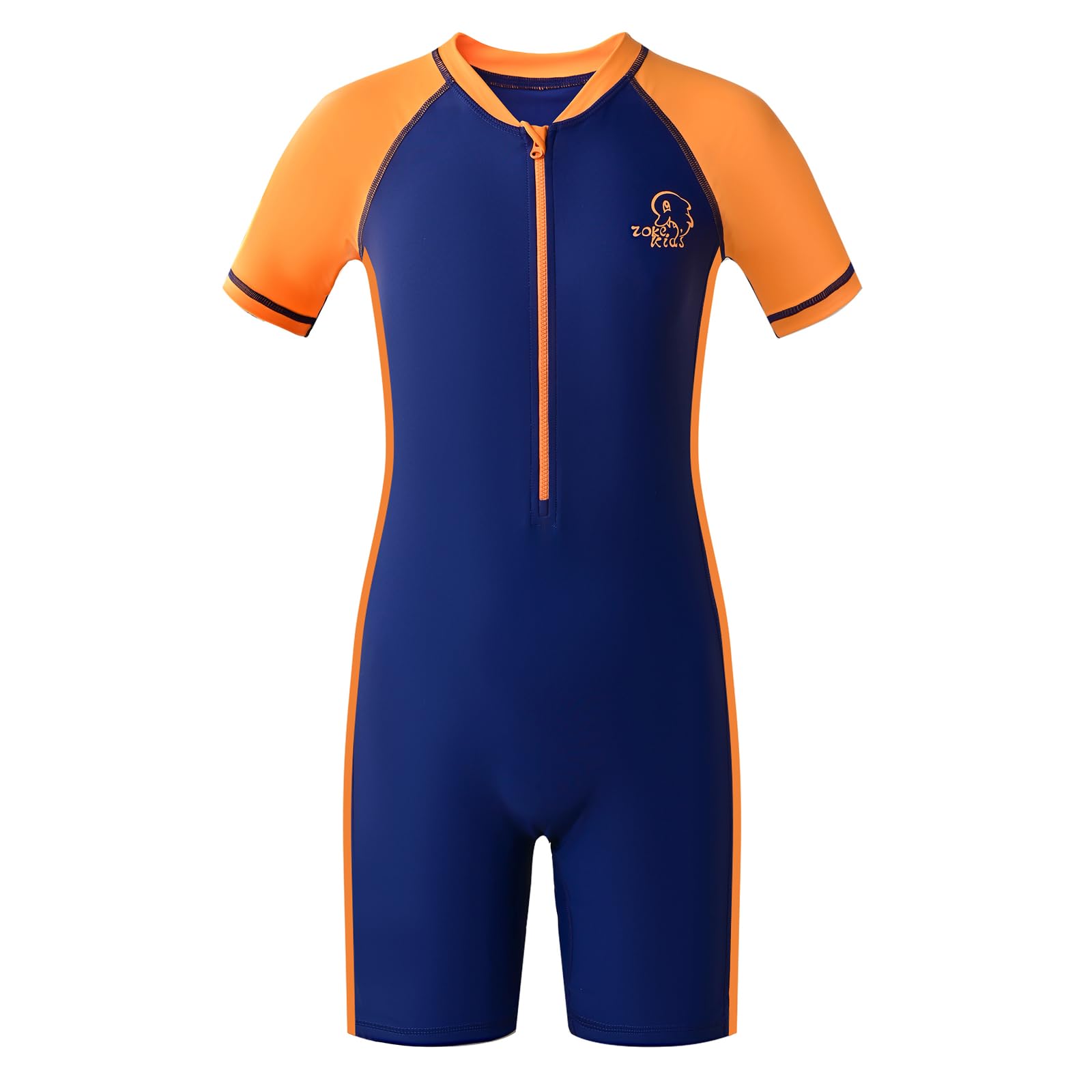 karrack Girls and Boys One Piece Rash Guard Swimsuit Kid Water Sport Short Swimsuit UPF 50+ Sun Protection Bathing Suits