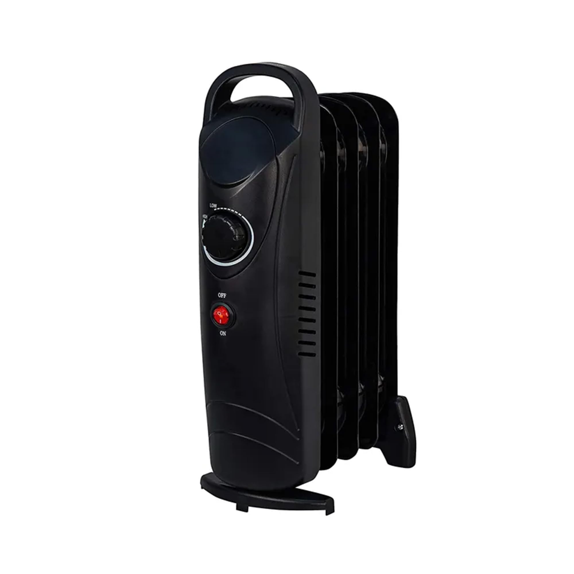 Radiateur bain d'huile 500W Sannover Baneos noir pour chauffage mobile