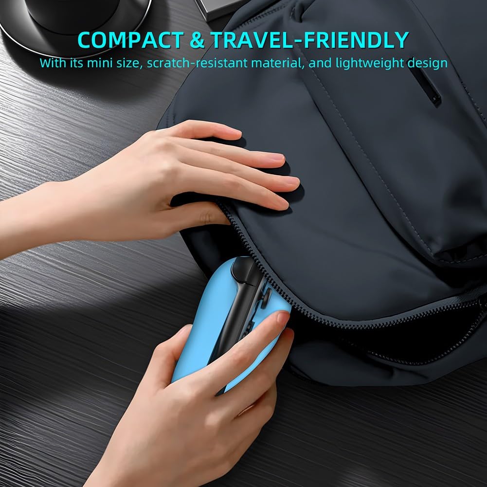 2 supporti ergonomici per mouse per Nintendo Switch 2, materiale ABS, accessorio da gioco compatto e portatile, compatibile con controller Switch 2, nero
