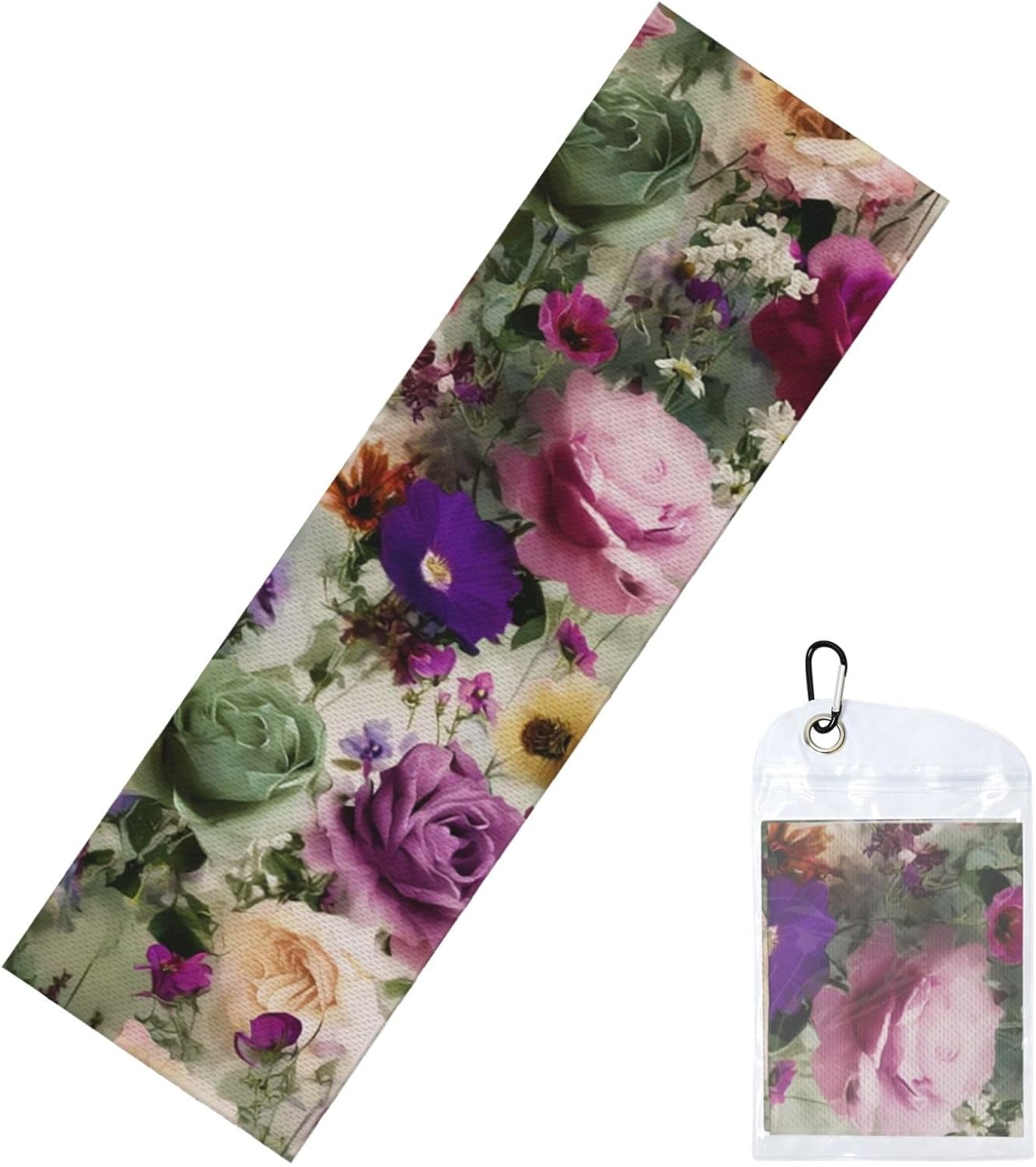 Cooling Towels for Neck and Face (40″x12″) Cool Towel Soft Breathable Ice Towels for Workout Yoga Sport Gym Garden Wildflowers Towel Neck Microfiber Quick Drying More Activities