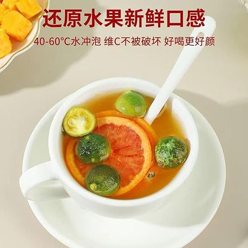 Miniatura 6 de Té de naranja verde de maracuyá 10.58 oz (20 paquetes) Té naranja verde de maracuyá 10.5oz. Té de frutas liofilizado