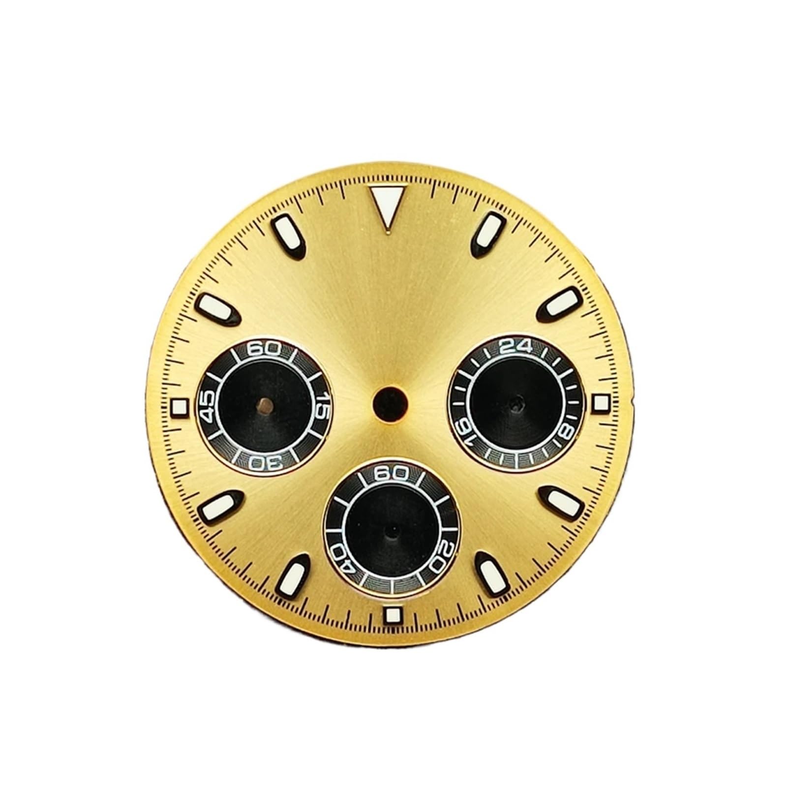 Generico Quadrante Verde Luminoso Da 29 Mm Quadrante For Orologio Da Uomo Con Movimento VK63